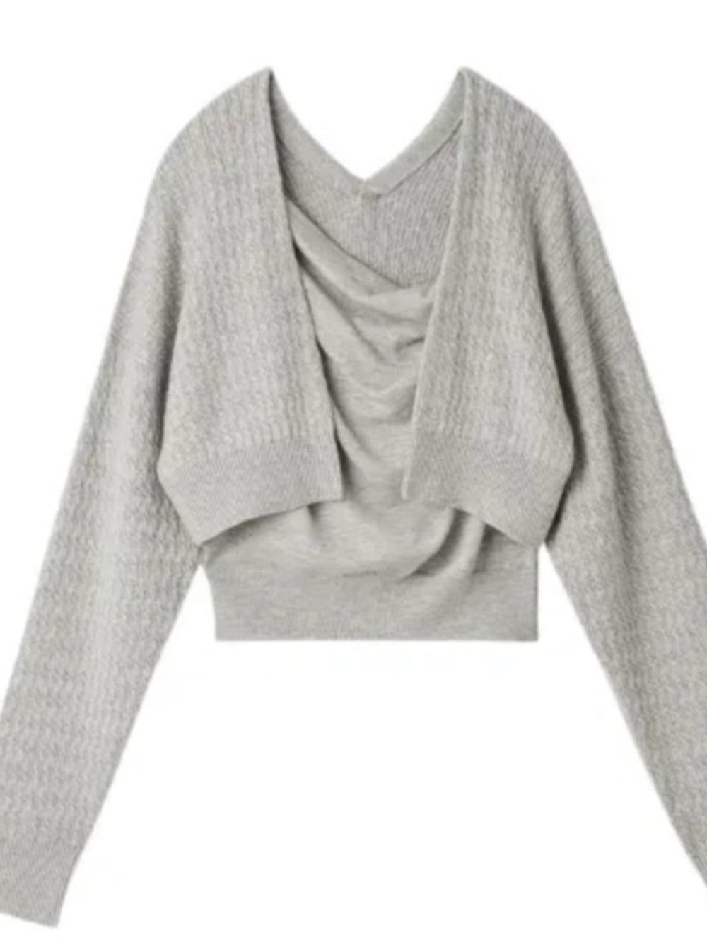 Snidel sustainable polo collar knit pullover top